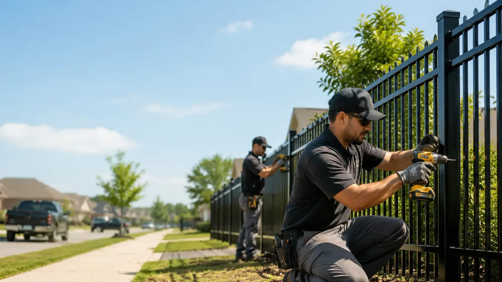 Metal Fence Installation in Whitt, TX